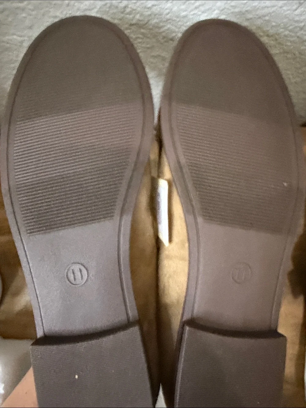 Men's Tan Penny Loafers size 11